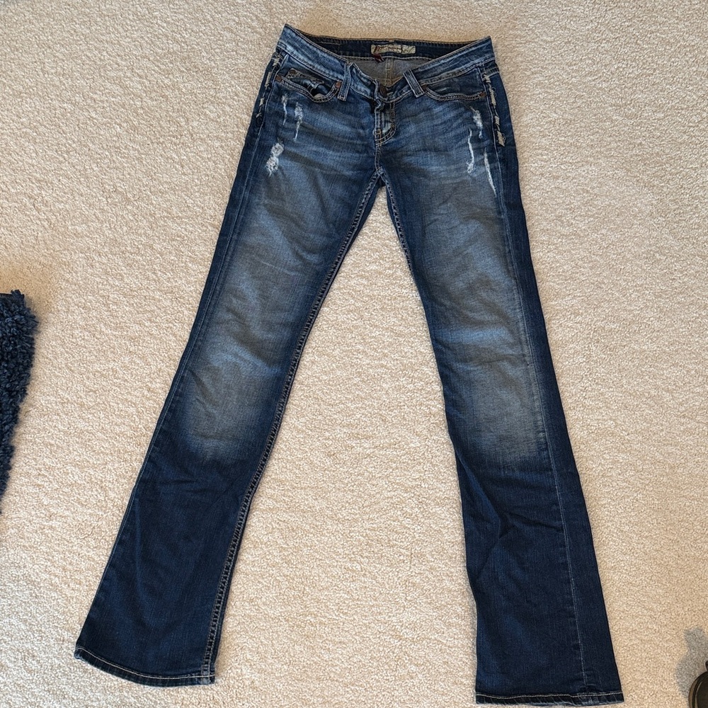 Sabina Dark Blue Boot Cut Jeans